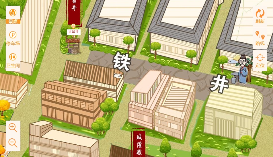 卫滨智慧景区：手绘地图与语音导览的完美融合