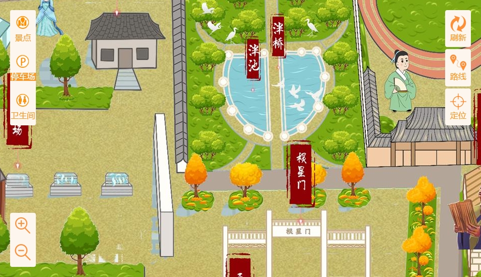 卫滨手绘地图景区语音讲解导览系统：智慧景区建设的基石